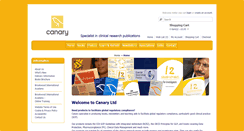 Desktop Screenshot of canarybooks.com